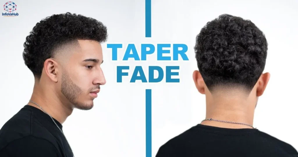 How to Style Curly Hair Men with a Low Taper Fade