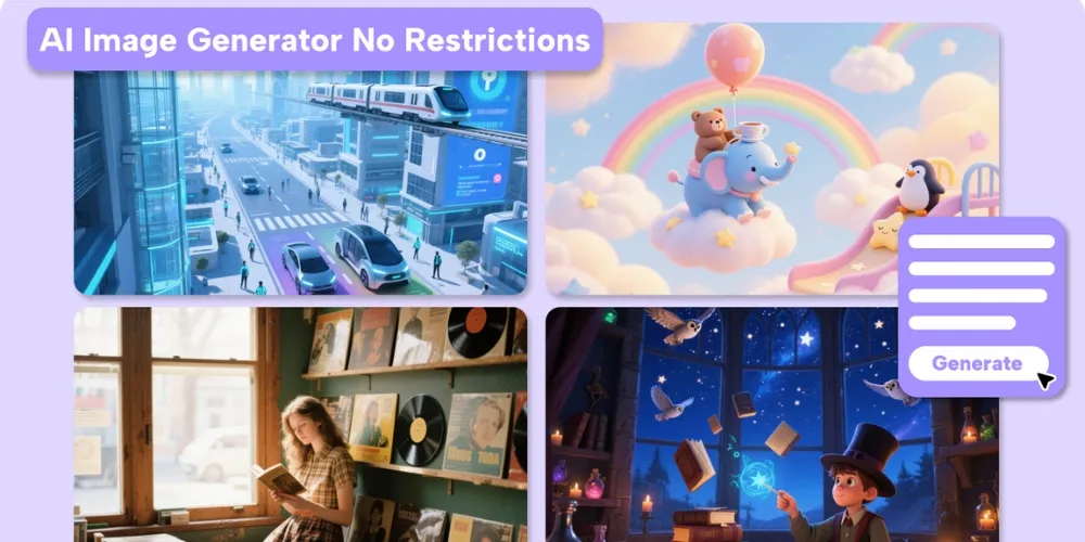How to Use a Free AI Image Generator with No Restrictions