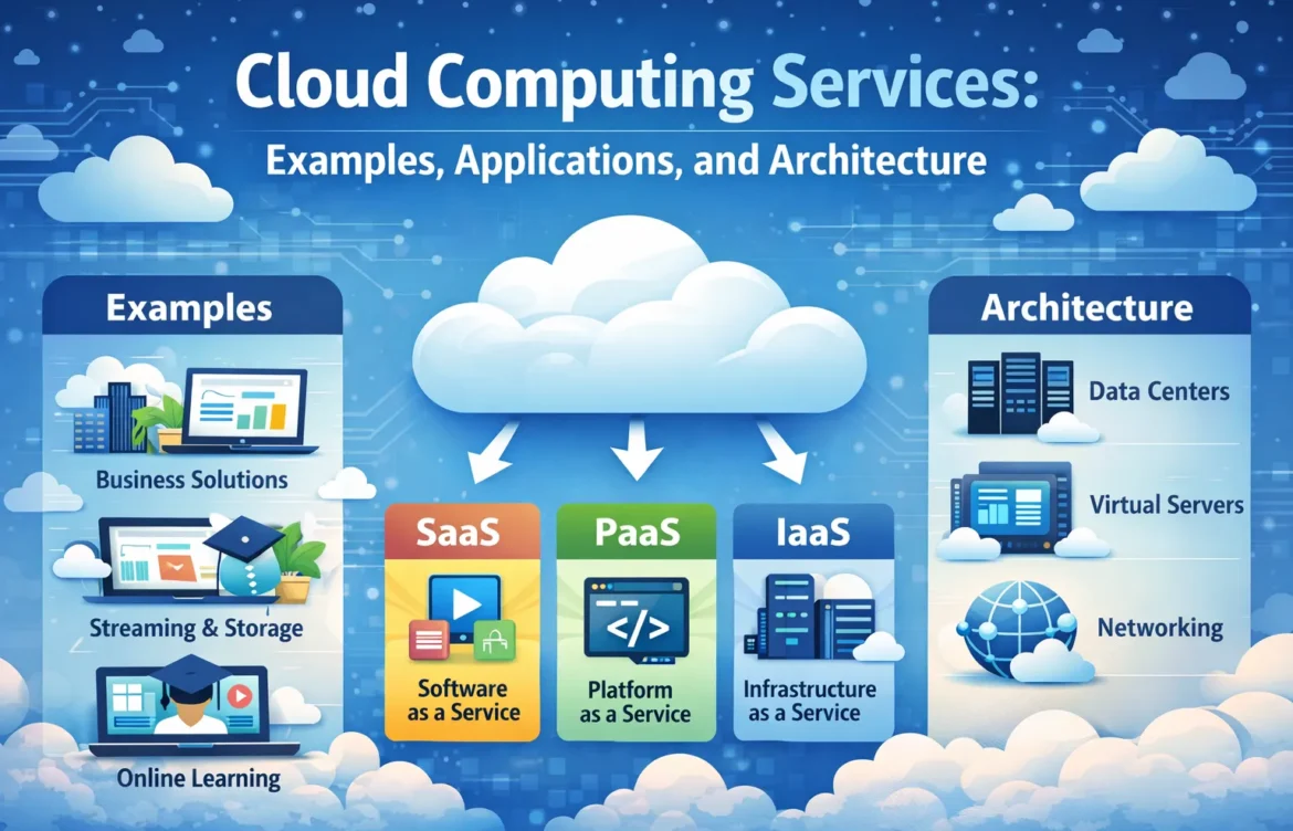 Cloud Computing Services: Examples, Applications, and Architecture
