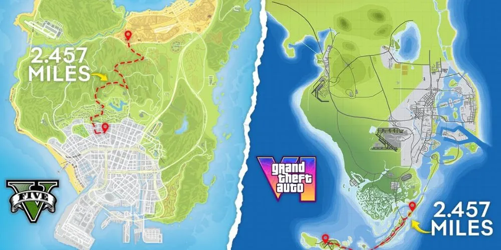 How Big Is the gta 6 map size