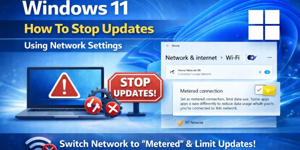 Windows 11 How To Stop Updates Using Network Settings